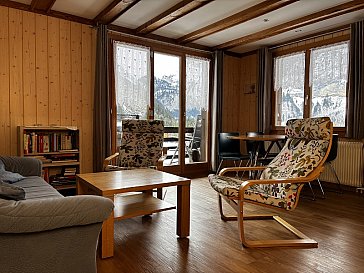 Ferienwohnung in Kandersteg - Wohnzimmer