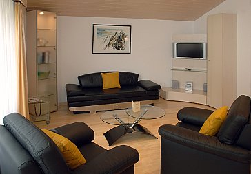 Ferienwohnung in Saas-Almagell - Saphir Diamond Wohnbereich