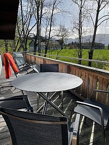 Ferienhaus in Appenzell - Balkon Süd