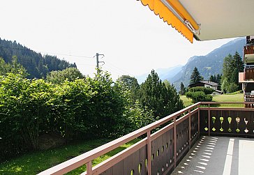 Ferienwohnung in Klosters - Balkon