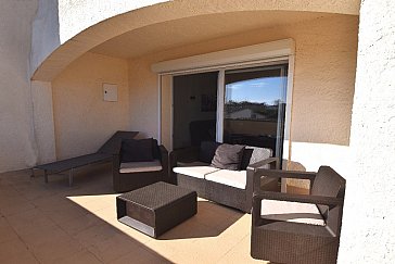 Ferienhaus in Ampuriabrava - Balkon mit Lounge