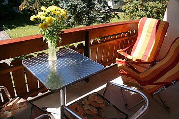 Ferienwohnung in Klosters - Balkon