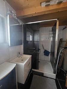 Ferienhaus in Camuns - Haus Siemi: WC/Dusche