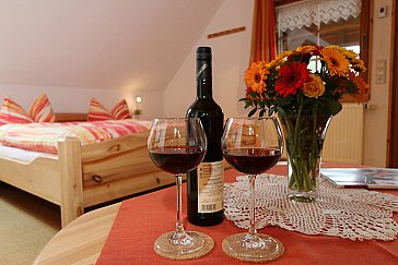 Ferienwohnung in Bernau im Schwarzwald - Wohn/Schlafzimmer Wohnung 1