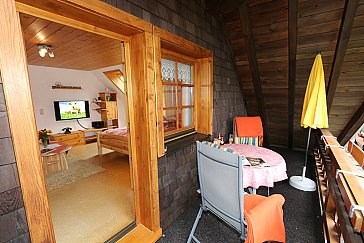 Ferienwohnung in Bernau im Schwarzwald - Balkon Wohnung 1