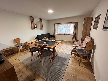 Ferienwohnung in Samedan - Wohnzimmer