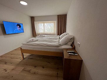 Ferienwohnung in Samedan - Schlafzimmer