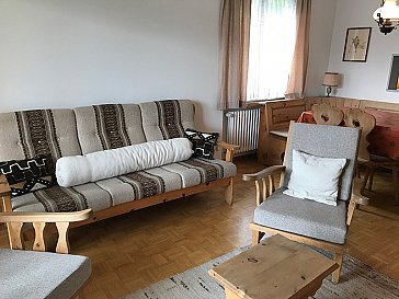 Ferienwohnung in Samedan - Wohnzimmer