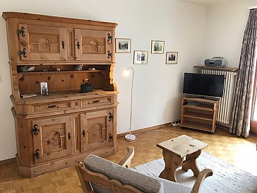 Ferienwohnung in Samedan - Wohnzimmer