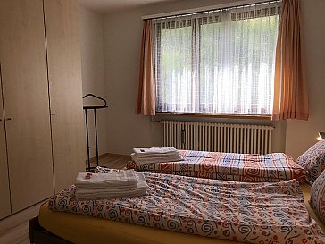 Ferienwohnung in Samedan - Schlafzimmer