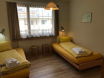 Ferienwohnung in Samedan - Schlafzimmer