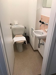 Ferienwohnung in Samedan - Bad-WC