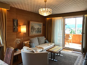 Ferienwohnung in Samedan - Wohnzimmer