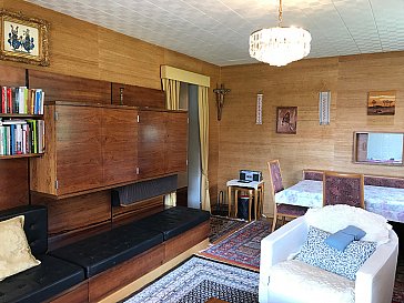 Ferienwohnung in Samedan - Wohnzimmer