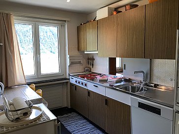 Ferienwohnung in Samedan - Küche