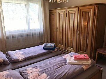 Ferienwohnung in Samedan - Schlafzimmer