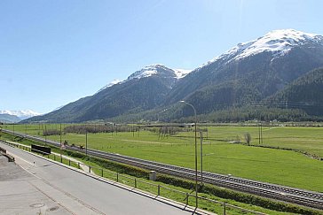 Ferienwohnung in Samedan - Aussicht