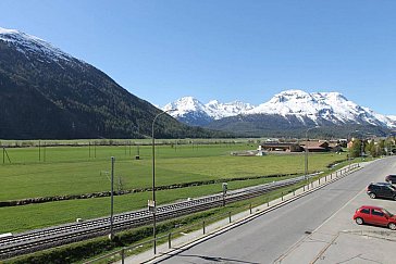 Ferienwohnung in Samedan - Aussicht