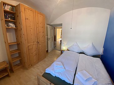 Ferienwohnung in Samedan - Schlafzimmer