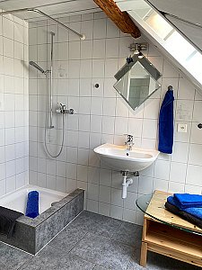 Ferienwohnung in Wangenried - Dusche & WC