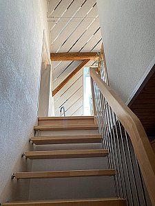 Ferienwohnung in Wangenried - Treppe zum Studio