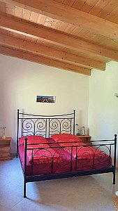 Ferienhaus in Alghero - Schlafzimmer mit französischen Doppelbett