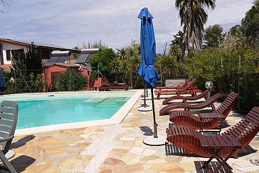 Ferienhaus in Alghero - Poollandschaft